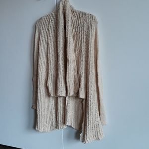 Knitted & Knotted Shawl Collar Cardigan